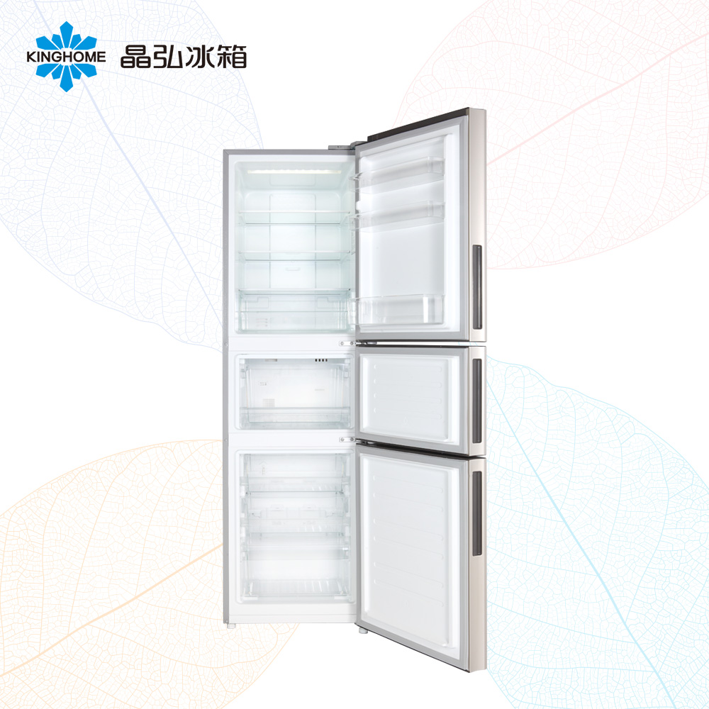 晶弘bcd-231wetc时代金三门冰箱