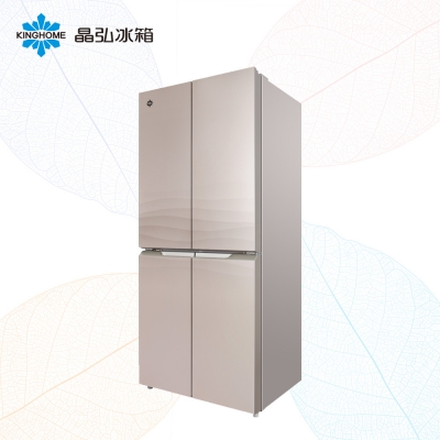 晶弘BCD-425EQG十字对开门冰箱